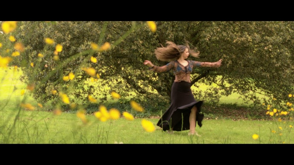 Cezara Hertanu outdoor dance movement in flower field