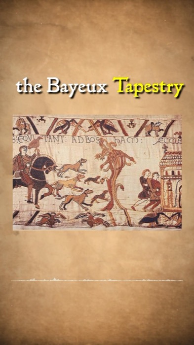 Reel cover: Bayeux Tapestry scene