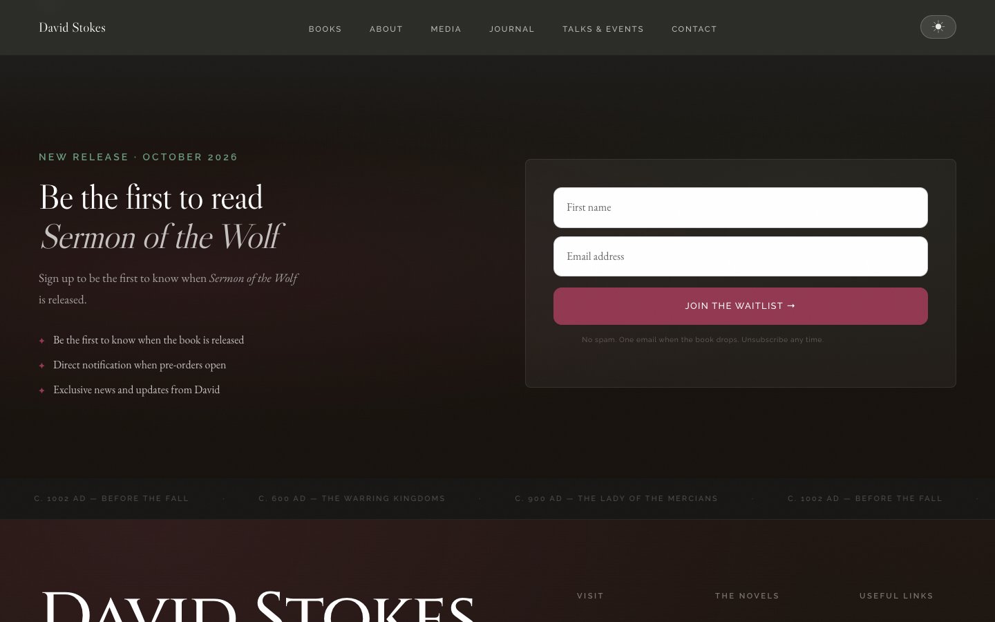 Dedicated waitlist section